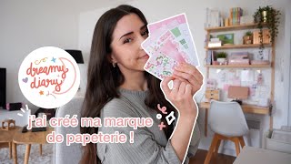 comment j'ai créé ma marque de papeterie 🌙🧸 dreamy vlog #1