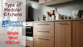 Single Wall  Modular Kitchen Designs | Part 1