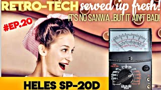 RETRO-TECH ○ HELES SP-20D Analog Meter Mini Review & Teardown! (mid '90s)