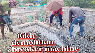 new concrete slab cutting||16kg demolition breaker machine West Bengal murshidabad