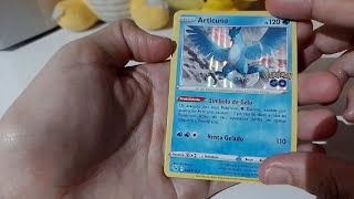 comprei pacotes de pokémon Go na shopee. #pokemoncard #cartaspokemon #pokemongo