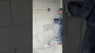 AAC Block लगाके बचाएं लाखों रुपए 🔥 #shorts #viral #construction