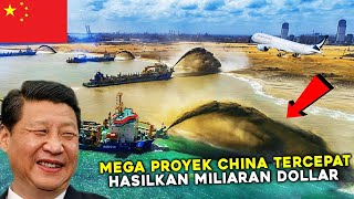 CHINA MAKIN MENGGILAK!! MILIKI KAPAL RAKSASA PEMBUAT PULAU BUATAN TERCEPAT DI DUNIA