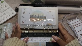 Savings Challenge Build A Farm - How To Play | Cash Envelope Method | Budget Binder Cash Stuffing