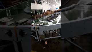 Circular Rubber PVC PU Belt Conveyor for Electronics Assembly Line/Material Handling Equipment