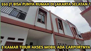 Rumah baru 2 lantai di jagakarsa jakarta selatan harga terbaik di kelasnya