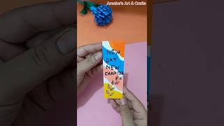 How to make a bookmark / easy boho art bookmark idea / boho art #shorts #bookmark #diy