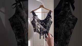 Creating a corset with a €4 jacketㅣ오천원주고 산 자켓으로 코르셋만들기 #recycleideas #recyclefashion #패션디자이너 #리폼