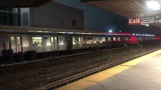 R68 AND R179 Trains At Howard Beach JFK airport ￼￼