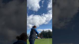 Pulling down a kite