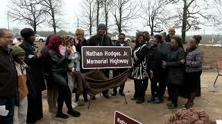 Nathan Hodges, Jr. Memorial Highway Dedication held in Oxford, Mississippi on Highway 30