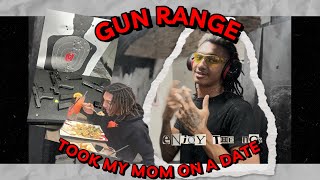 FIRST TIME AT THE SHOOTING RANGE & TOOK MY MOM ON A DATE **EPIC**