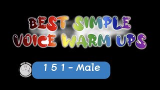 Best Simple Voice Warm Up - 151   male