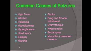 Seizure Management for the EMT Lecture