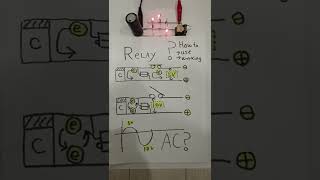 relay, capacitor, flasher, voltage doubler ?, AC generator ?, 9v, 1K, diode, capacitor 470uF, test 8