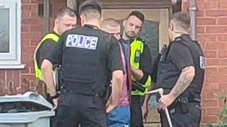 Police Detain A Wanted Man