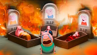 Noo ...! Peppa, George , Mummy Pig Don't Leave Daddy Pig! So Sad Story l Peppa Pig 3D Animation