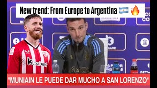 Is Iker Muniain starting a new trend? From Europe to Argentina, not the other way around…