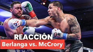 Edgar Berlanga vs. Padraig McCrory (REACCIÓN)