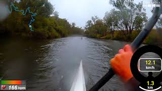 Pinjarra to Ravenswood 2021 WA Canoe Marathon series race.