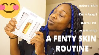 a fenty skin routine