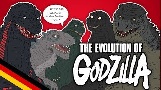 GODZILLA - Evolution - 1954 - 2019 Deutsch / German