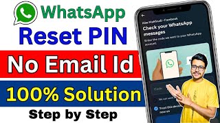 How to reset whatsapp two step verification without email | Two step verification password forgot 😢