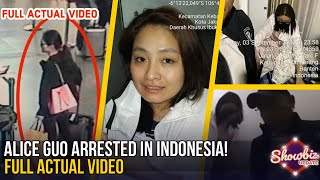 ALICE GUO ARRESTED IN INDONESIA | FULL ACTUAL VIDEO