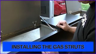 DIY Van Build – Promaster 2500 159WB – Gas Struts – Part 11