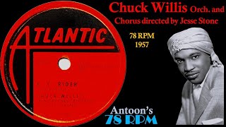 Chuck Willis | C. C. Rider | Atlantic 78 rpm | 1957 USA