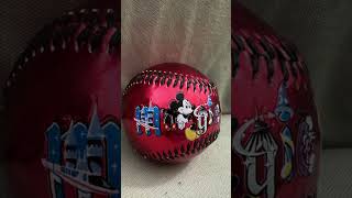 Disney Parks Mickey Mouse Magic Kingdom Character Letter Collectible Baseball #shorts