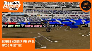 BeamNG Monster Jam WF 21: Max-D Freestyle