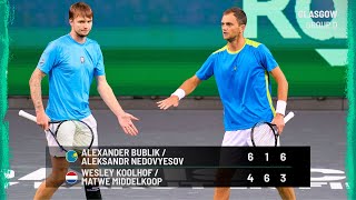 Bublik v Van de Zandschulp | Kazakhstan v Netherlands | Day 1 Match 2  Highlights