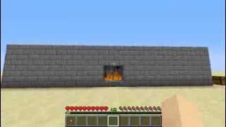 Minecraft -  NEW AND IMPROVED Hidden Fireplace Entrance Showcase