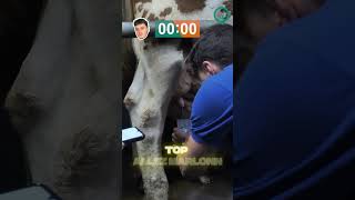 Traire une vache le plus vite possible ! Episode 1 maintenant disponible sur WeLoveAgri.fr 😎