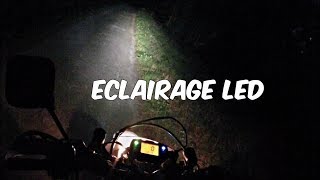 Eclairage led ! FEUX ADDITIONNELS MOTO ! Comment voir mieux en moto !