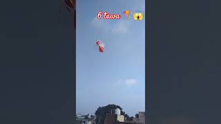 6 tawa kite 🪁 big kite flying 😱🪁#shortsfeed #bigkite #viral #kiteflying #patang #shortsviral #kite