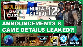 MK 30th Anniversary Game & MK12 Announcement/ Game Details LEAKED?! - State of Play 2022