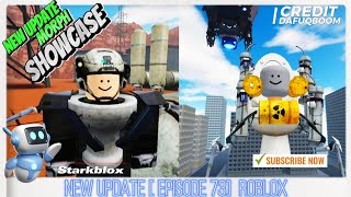 Roblox skibidi toilet roleplay NEW UPDATE [ EPISODE 77] latest morphs update  showcase