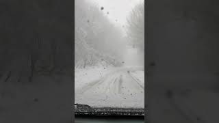 Pelion Ski Centre in heavy snowfall.