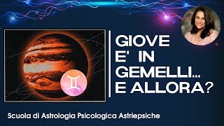 Giove in Gemelli