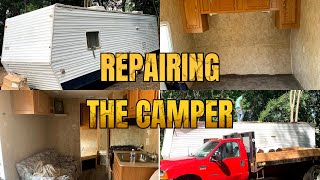 Repairing The Camper #campinglife #boondocking #simpleliving