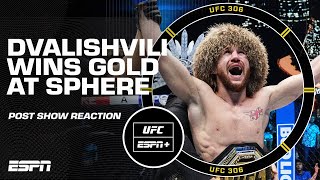 Reaction to Merab Dvalishvili defeating Sean O’Malley at Noche UFC | UFC 306 Post Show