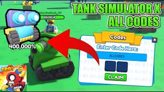 ALL WORKING CODES IN TANK SIMULATOR X! || Roblox