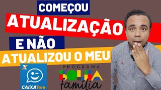 COMEÇOU E NÃO ATUALIZOU AGORA