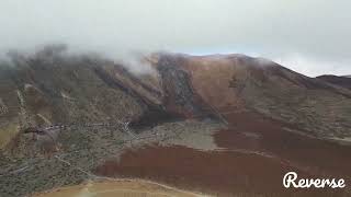 Canary Islands, Tenerife - Mount Teide National Park from the air