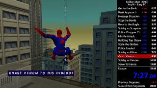 Spider-Man 2000 Any% PC Speedrun 28:52