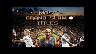 Top 10 Players with most Grand Slam titles in Tennis History ###160