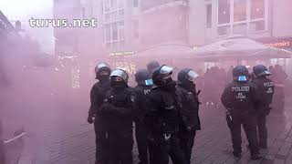 Feyenoord Rotterdam Fans am Hackeschen Markt in Berlin