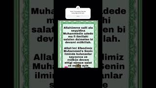 Salavat rabbim dualarımızı kabul eylesin. #dua #dinivideolar #amin